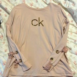 calvin klein light sweatshirt